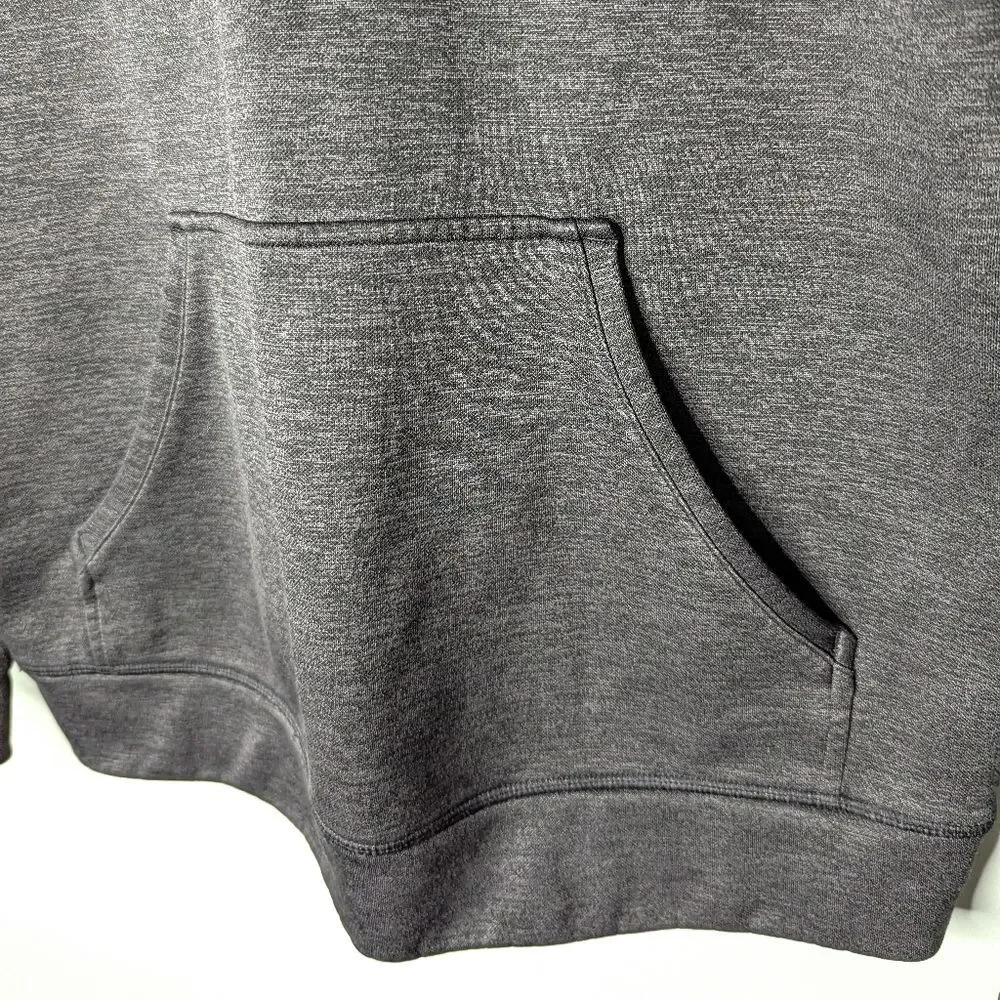adidas Climawarm Black Grey Poly Blend Pullover Hoodie Thumb Holes Unisex M